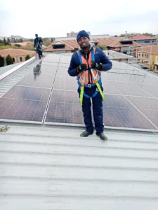 Teralux-man-installing-solar-panels-on-the-roof